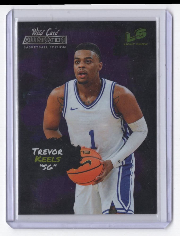2021-22 Wild Card Alumination Light Show Trevor Keels Duke Blue Devils #LS-22