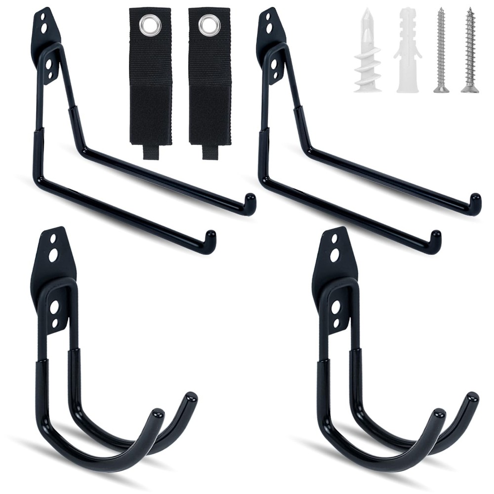 6 Pack Heavy Duty Garage Hooks for Wall Mount Storage - AVTRANS Utility Hooks