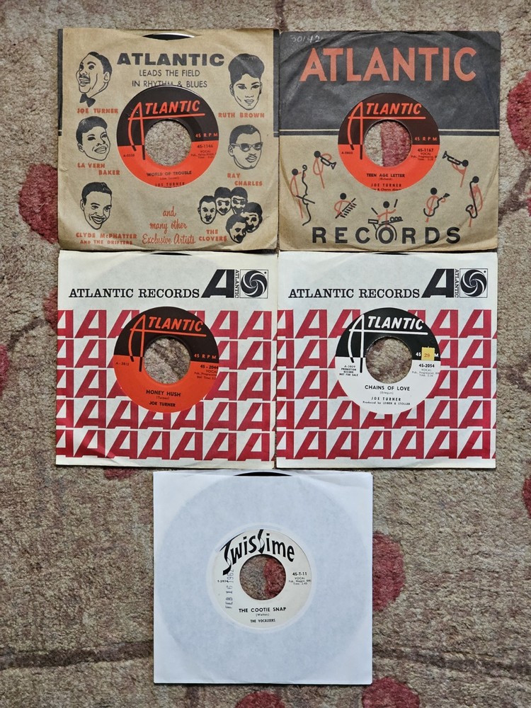 Lot 5 R&B 45's Joe Turner (4), The Vocaleers
