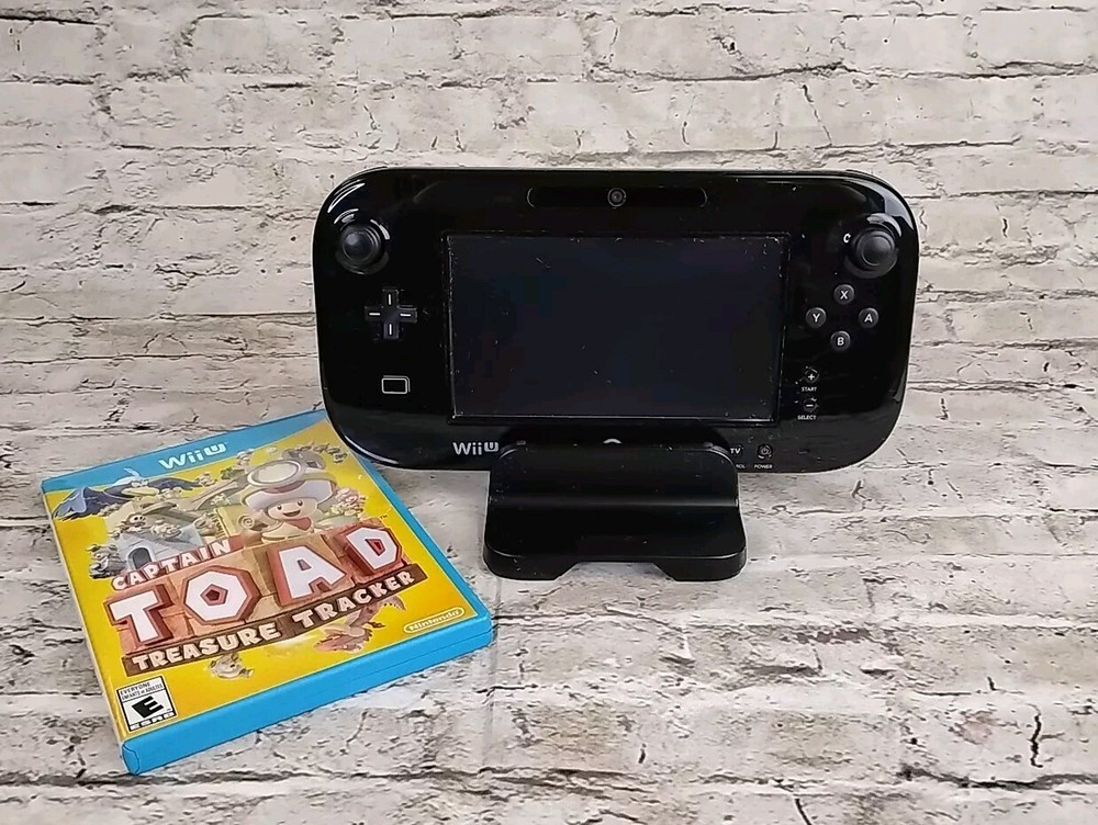 Nintendo Wii U 32gb Video Game Console Black Tested and Working