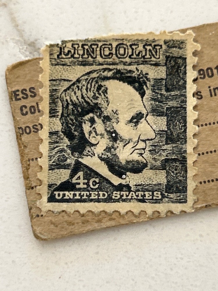 Extremely Rare 4 cent  Lincoln Stamp.  Very Nice, A Collector's Must..