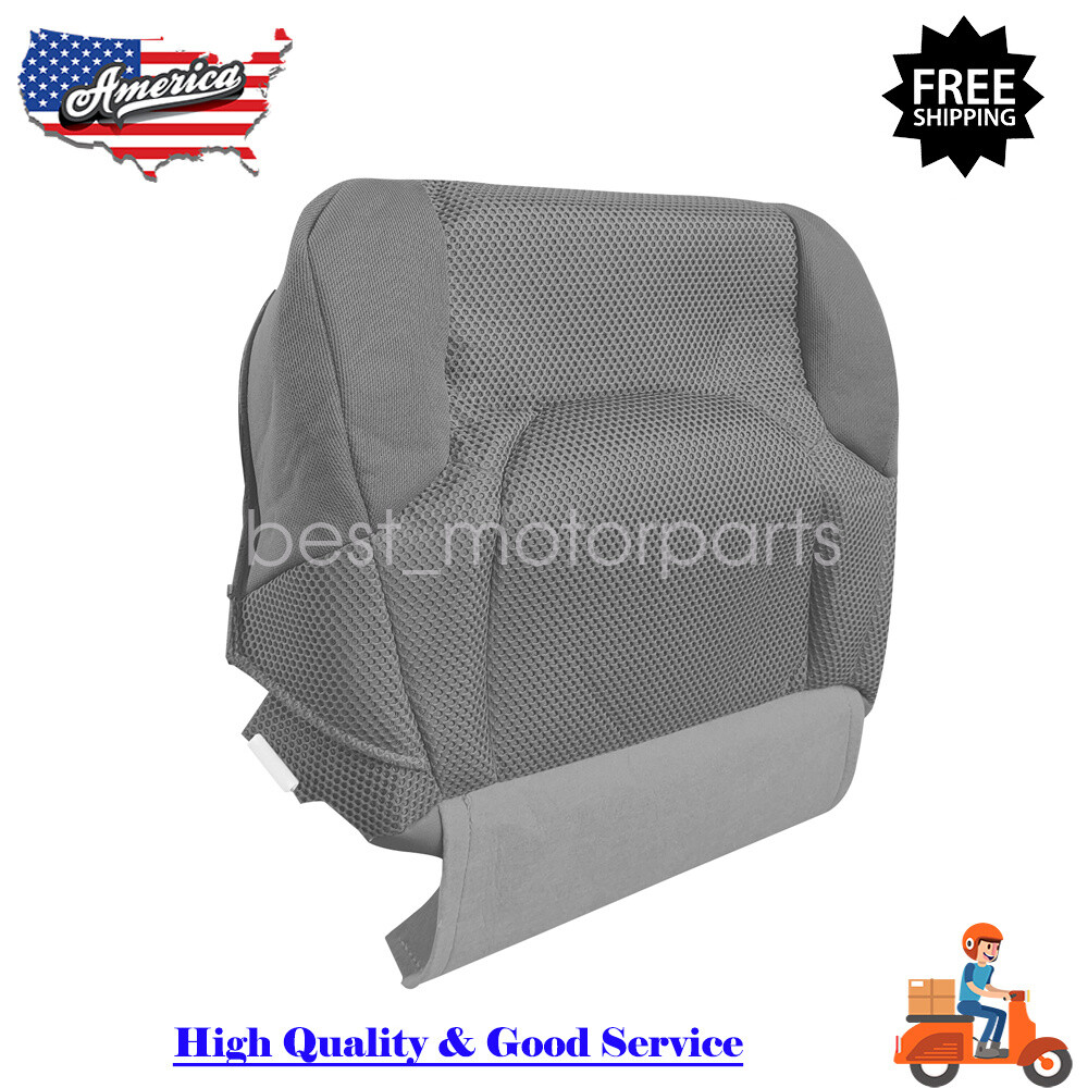 Driver Bottom Seat Cover Cloth Steel Gray For 2005-2019 Nissan Frontier SV XE