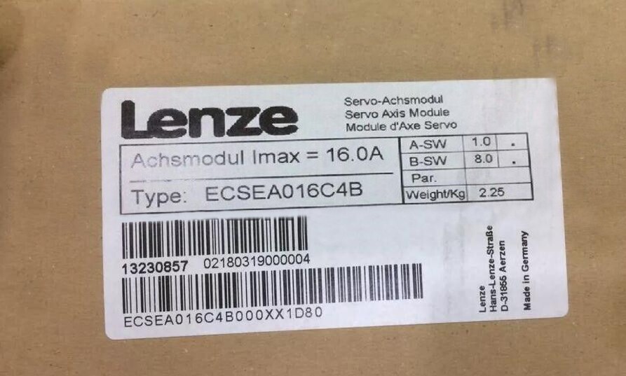 ECSEA016C4B 1PC NEW Sealed Lenze Servo Drive Servo Axis Module ECSEA016C4B