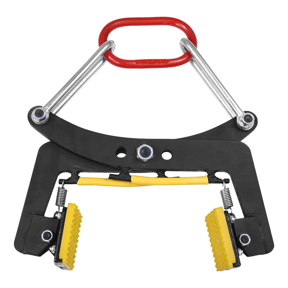 Granite Glass Slab Hanging Ring Clamp with Rubber Pads Max 9.44 Inch Lift Capacity