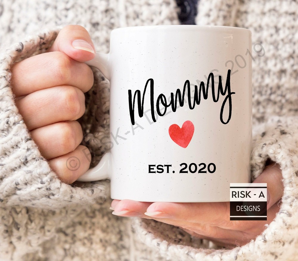 New Mommy Gift Mommy Est 2020 Mug Mommy Established Mug New Parent Gift Womens