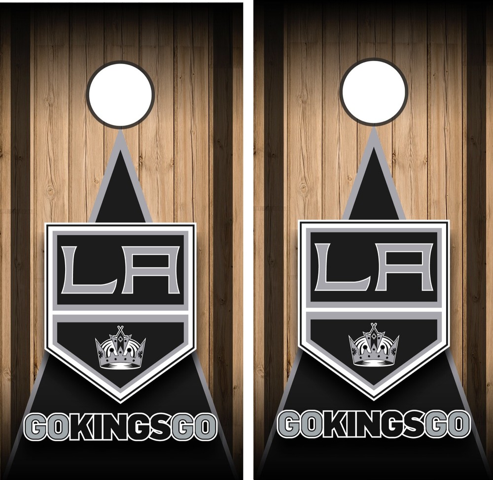 Los Angeles Kings NHL Cornhole Board Skin Vinyl Decal Sports Decor NH08