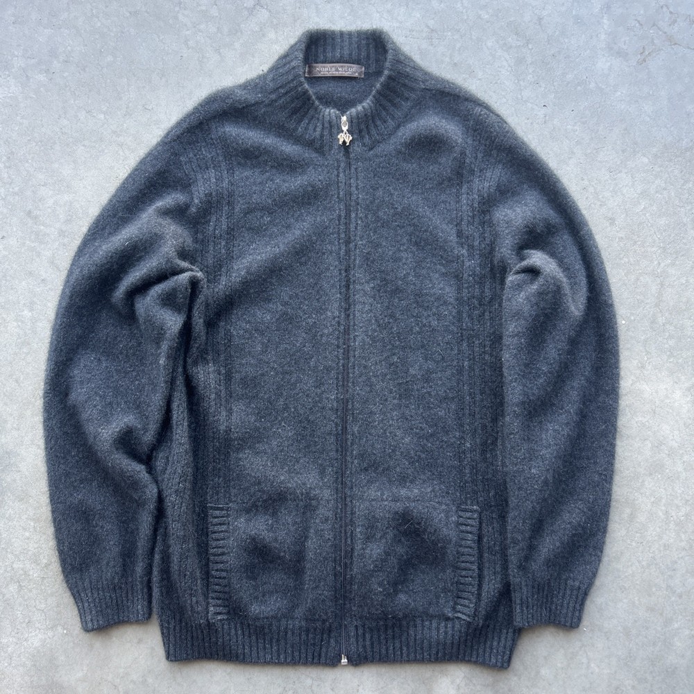 Luxury Noble Wilde Possum Fur Zipup Sweater