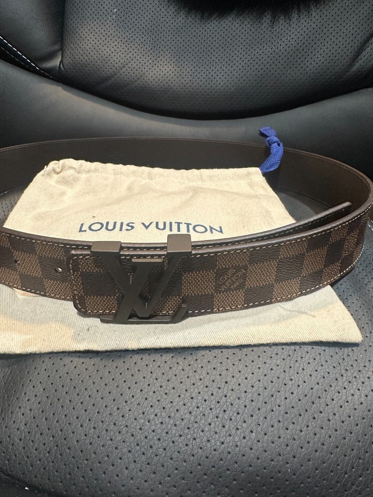 Brown Damier Louis Vuitton mens belt 90/36 Pants 32