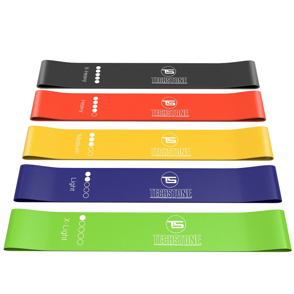 5-Level Resistance Bands Set for Men & Women - Elastic Fitness Bands for Strength Training