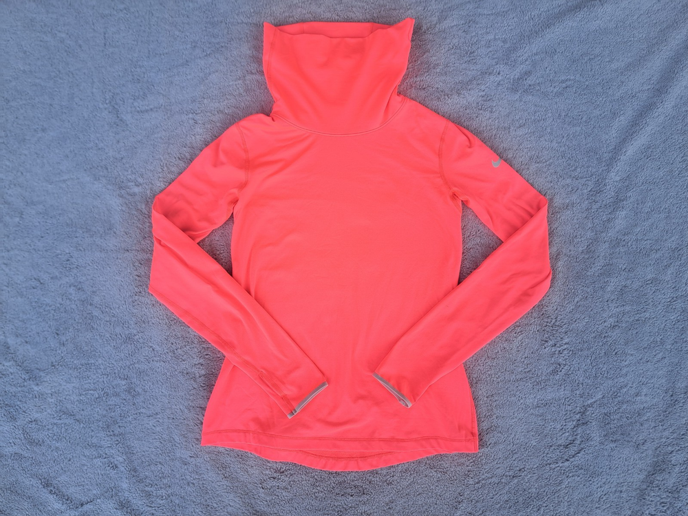 Nike Pro Shirt Womens Medium Pink Infinity Long Sleeve Pullover Compression