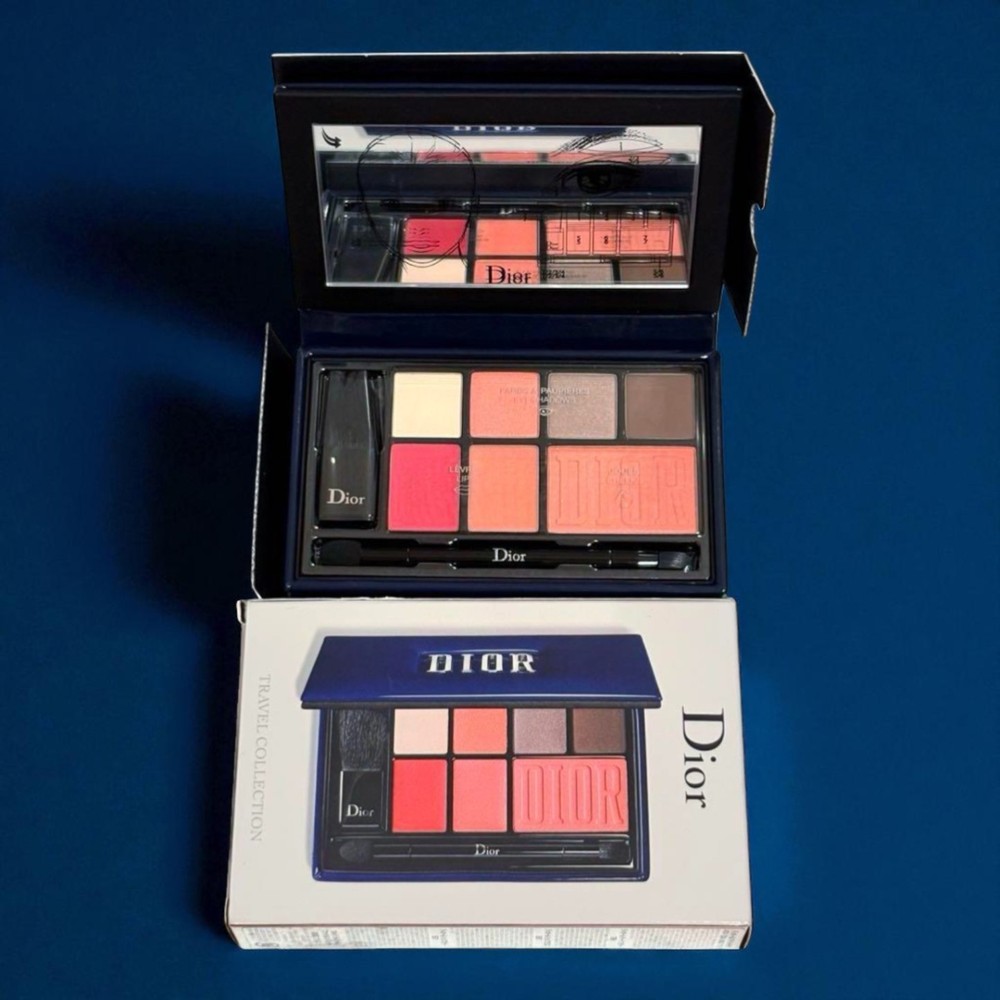 Dior Color Palette Eyeshadow Blush Lip Makeup Set Unused