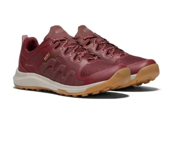 KEEN Womens Explore Waterproof Hiking Shoes Tawny Port US 8