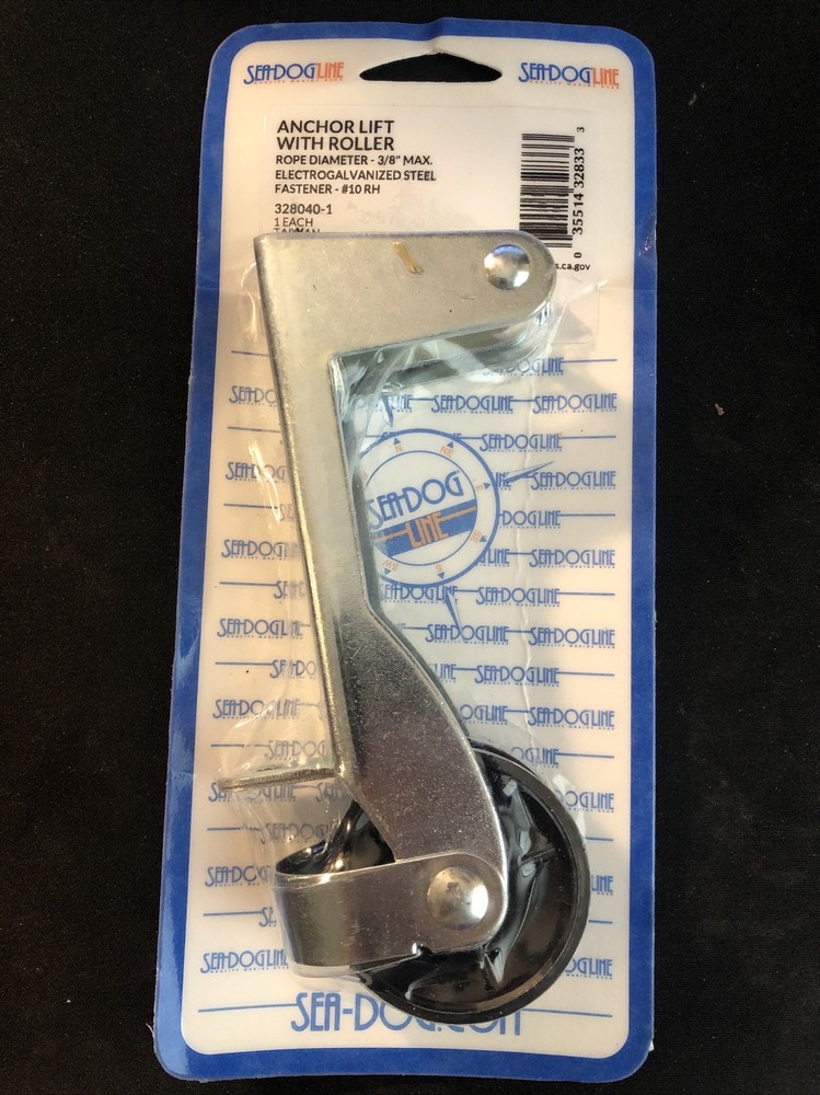 Lift and Lock Anchor Control Pulley for Boats - Up to 3/8 Inch Diameter Rope