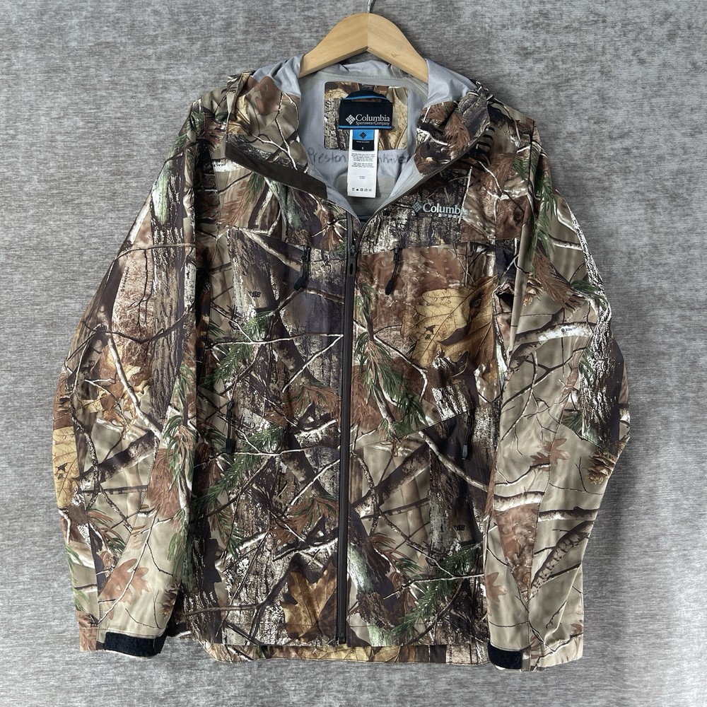 Columbia Men’s PHG Realtree Camo Softshell Hunting Jacket Full Zip Small