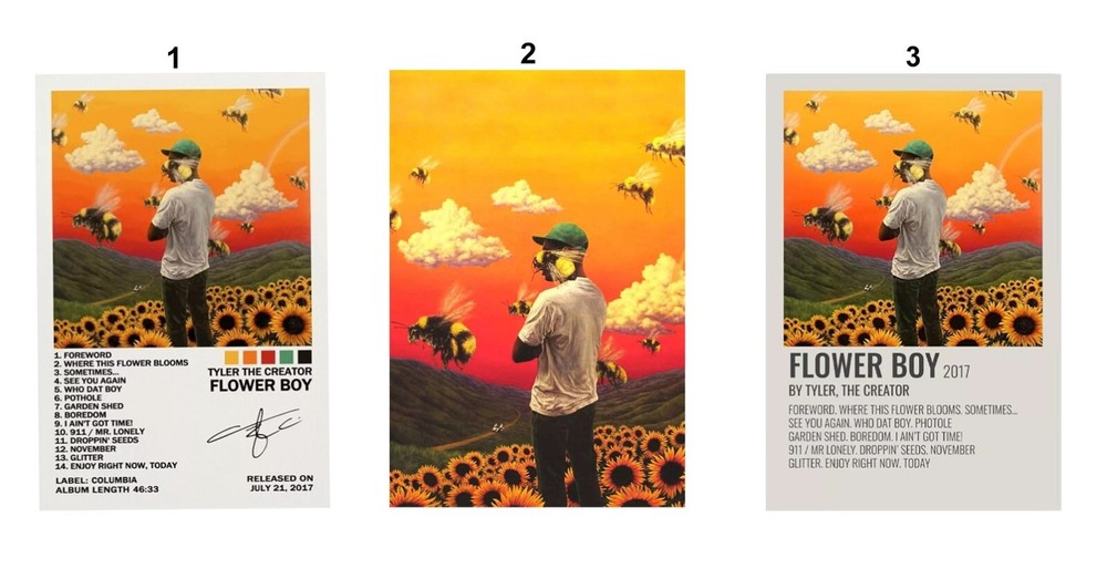 Tyler the Creator Flower Boy Music Poster Wall Art Print Poster Home Decor