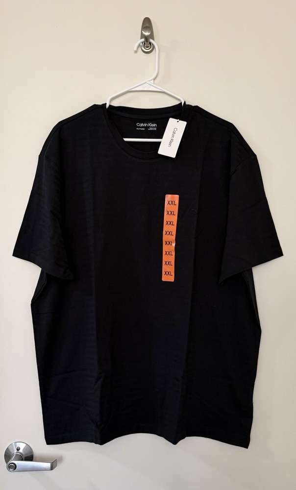 Calvin Klein Tee 100% Cotton Men’s XXL Black