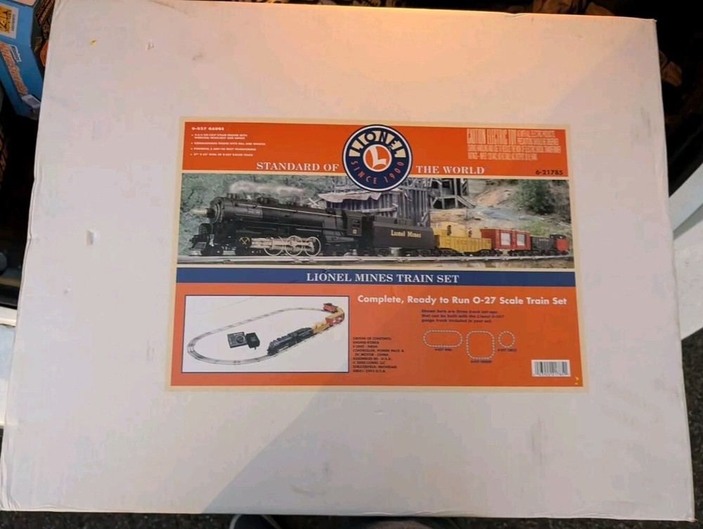 Sealed Lionel O Scale 6-21785 Mines Train Set w/ 4-6-4 Steam Locomotive New