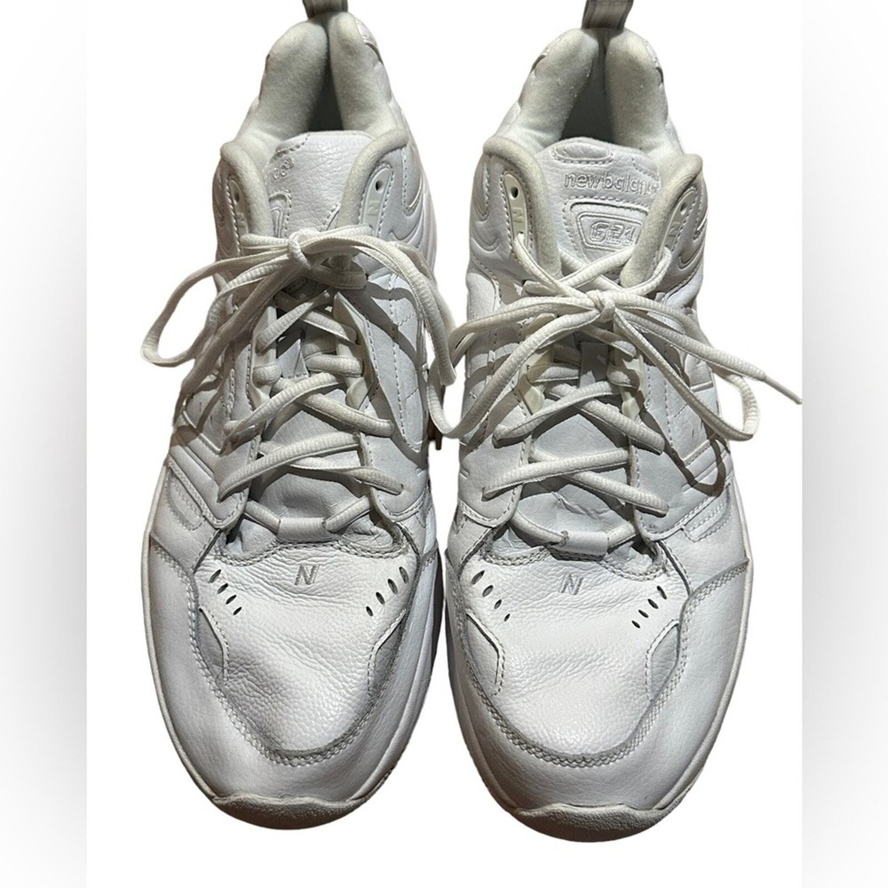 New Balance Shoes White Leather 621 Athletic Sneakers Mens Size 14