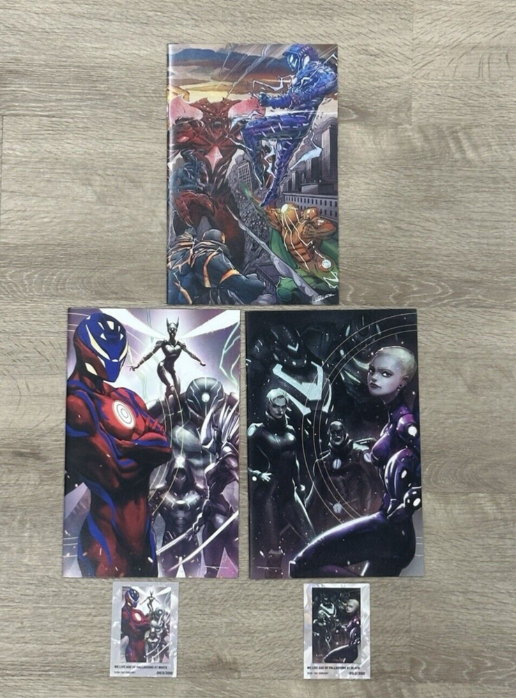 We Live Age of The Palladions Comic Book Lot (Aftershock) Limited Edition COA