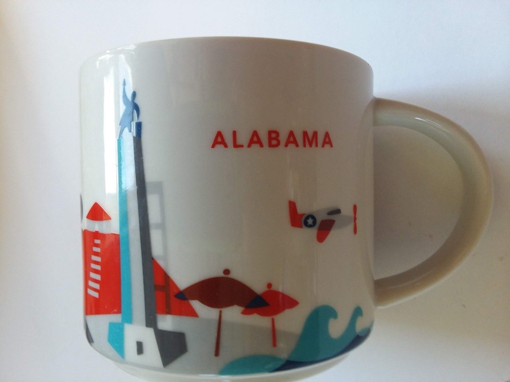 Starbucks 2016 You Are Here Collection Alabama Coffee Mug