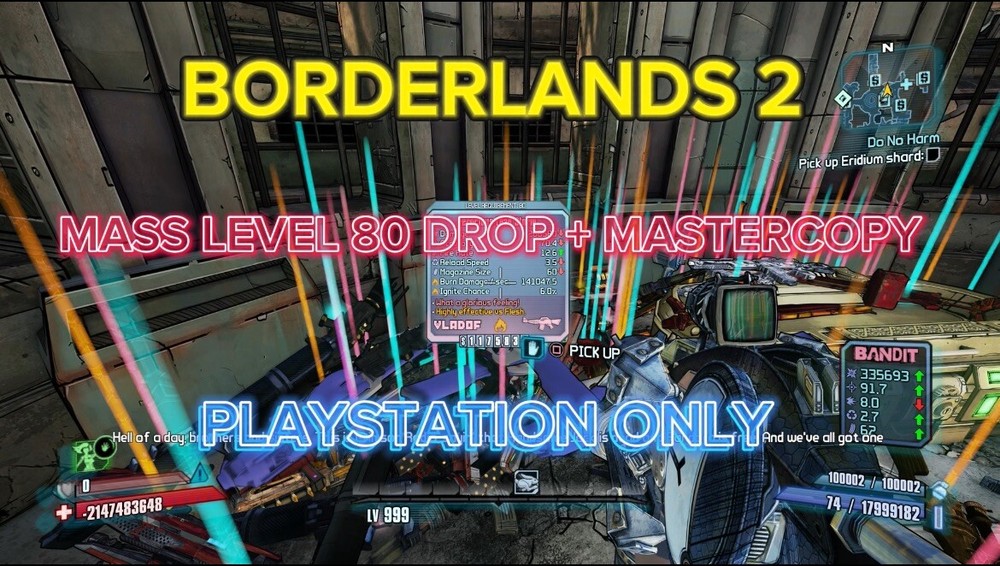 Borderlands 2 Ultimate Level 80 Weapon and Gear Drop Pack for PS4 and PS5 Non OP Edition
