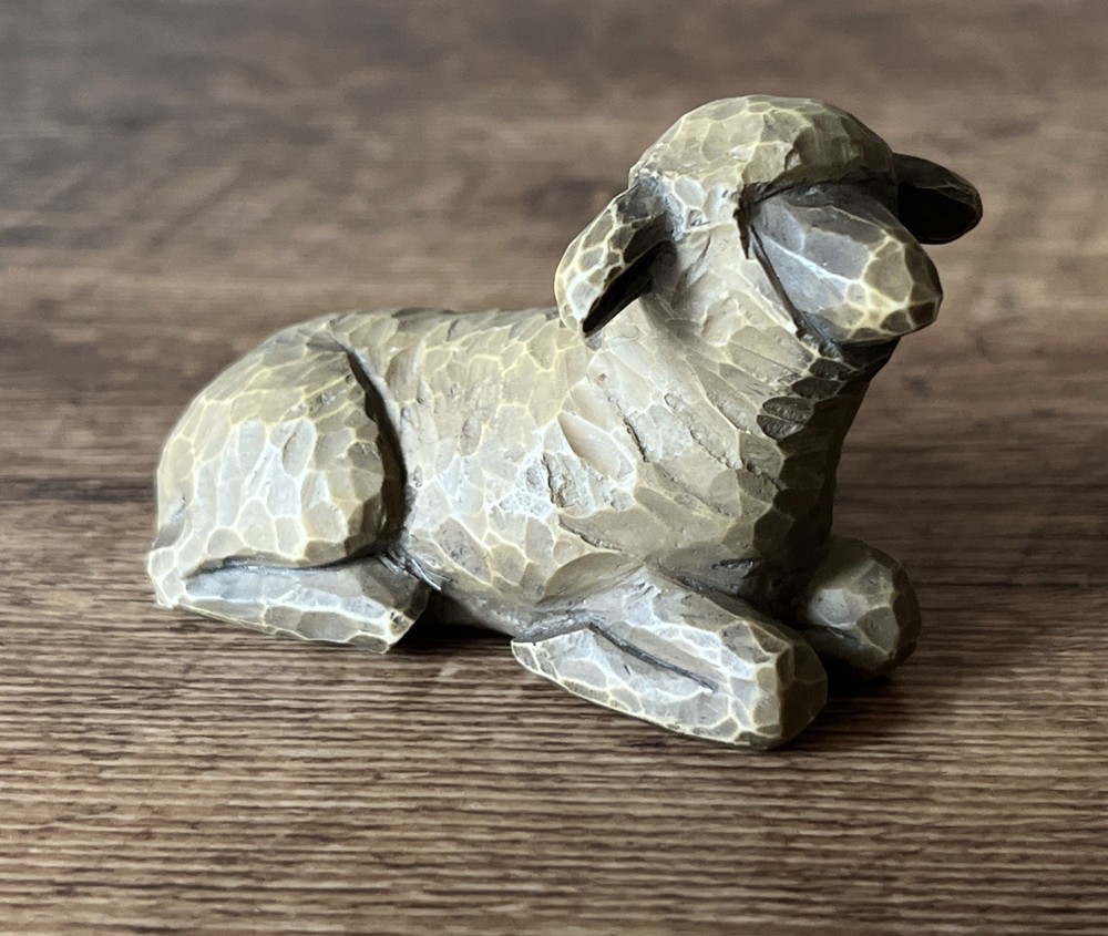 Willow Tree Nativity Lamb Sheep 2002 Sue Lordi Demdaco Laying Replacement Part