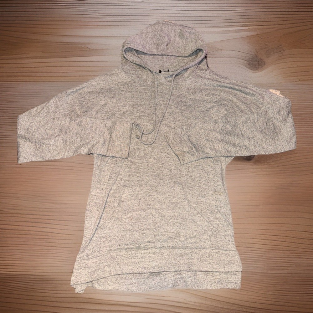 Thin Gray Pullover Hoodie Women’s Large