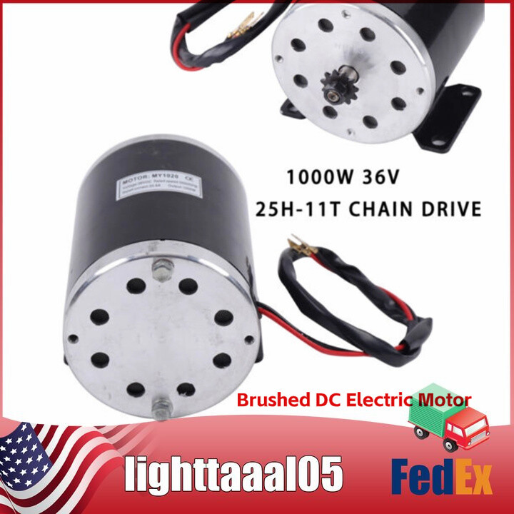 36V 1000W Brush Motor for E-Scooters Quad Bikes Go-Karts MY1020