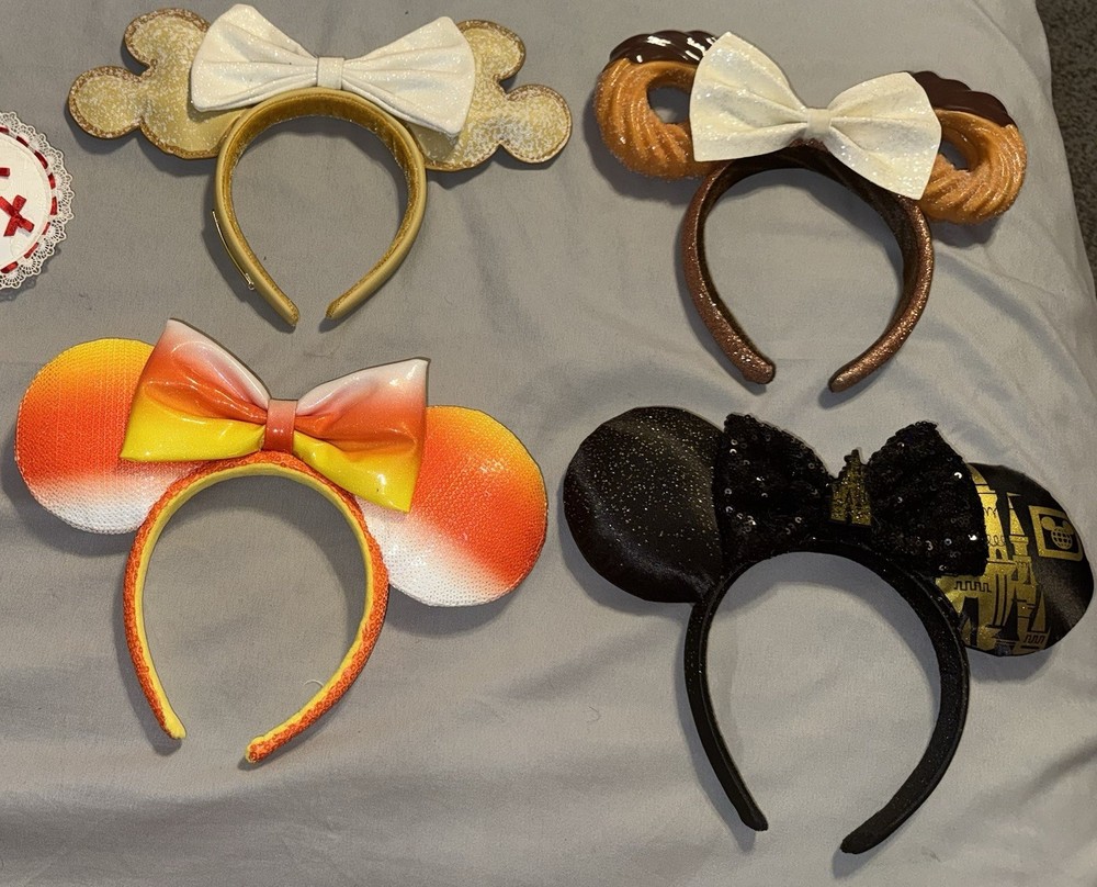 Set Of 4 Disney Parks Mickey Ears