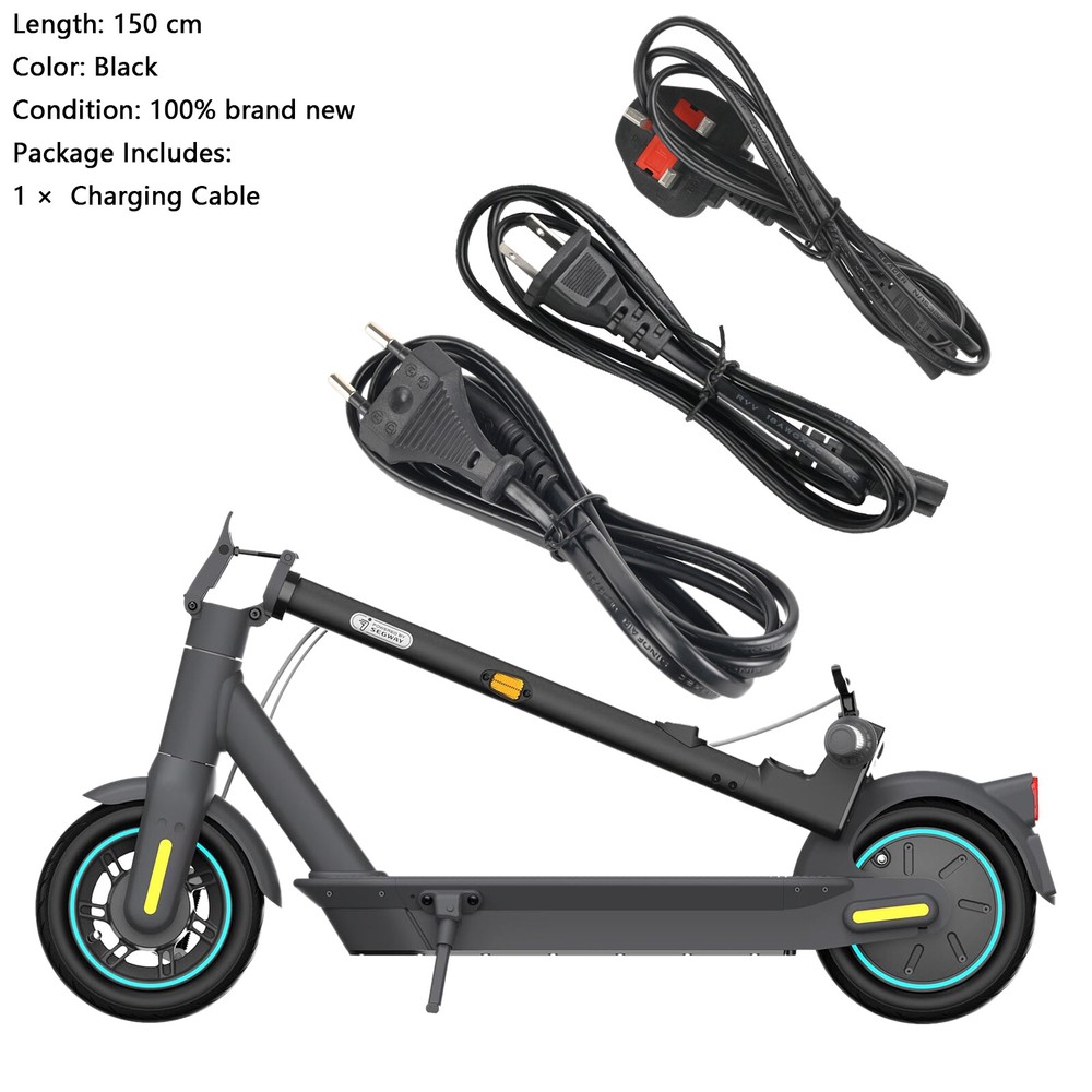 Segway Ninebot MAX G2 G30 G30P P65 P100S Electric Scooter Charging Cable