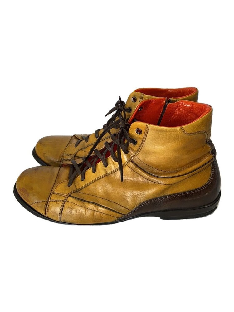Visaruno Lace-Up Boots/Side Zip/42/Cml/Leather/4907 535