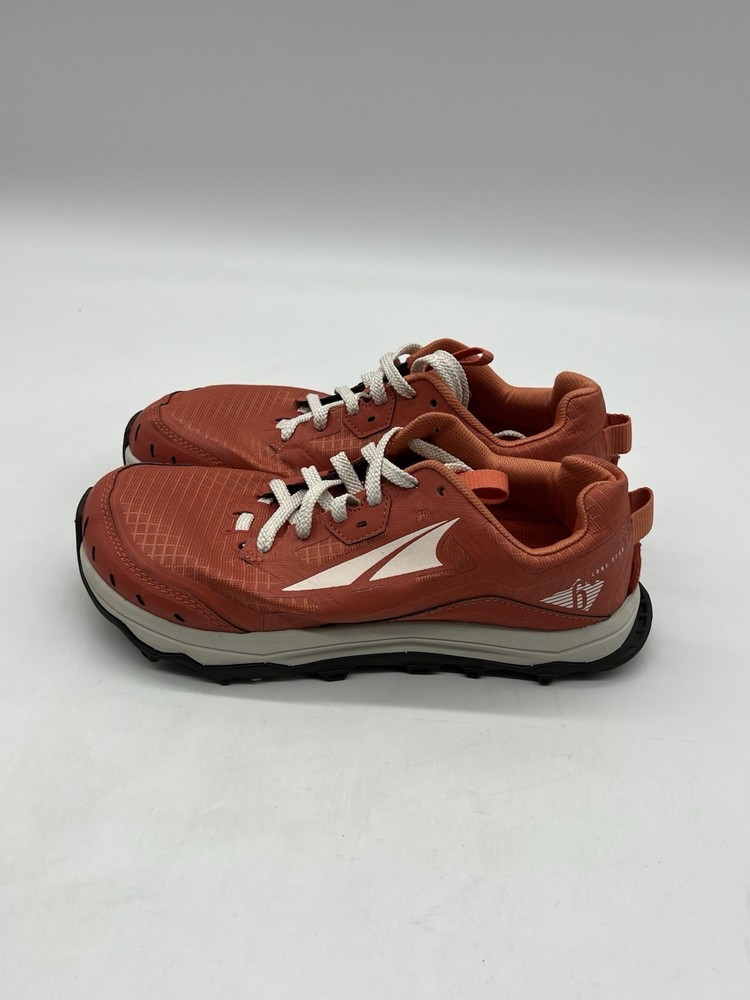 Altra Lone Peak 6 Women’s Size 6 Orange/Coral Mesh Trail Running Sneakers Shoes.