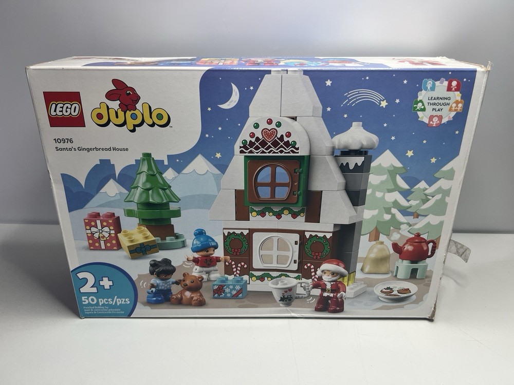LEGO DUPLO Santa Gingerbread House 10976 New Sealed Christmas Holiday Gift
