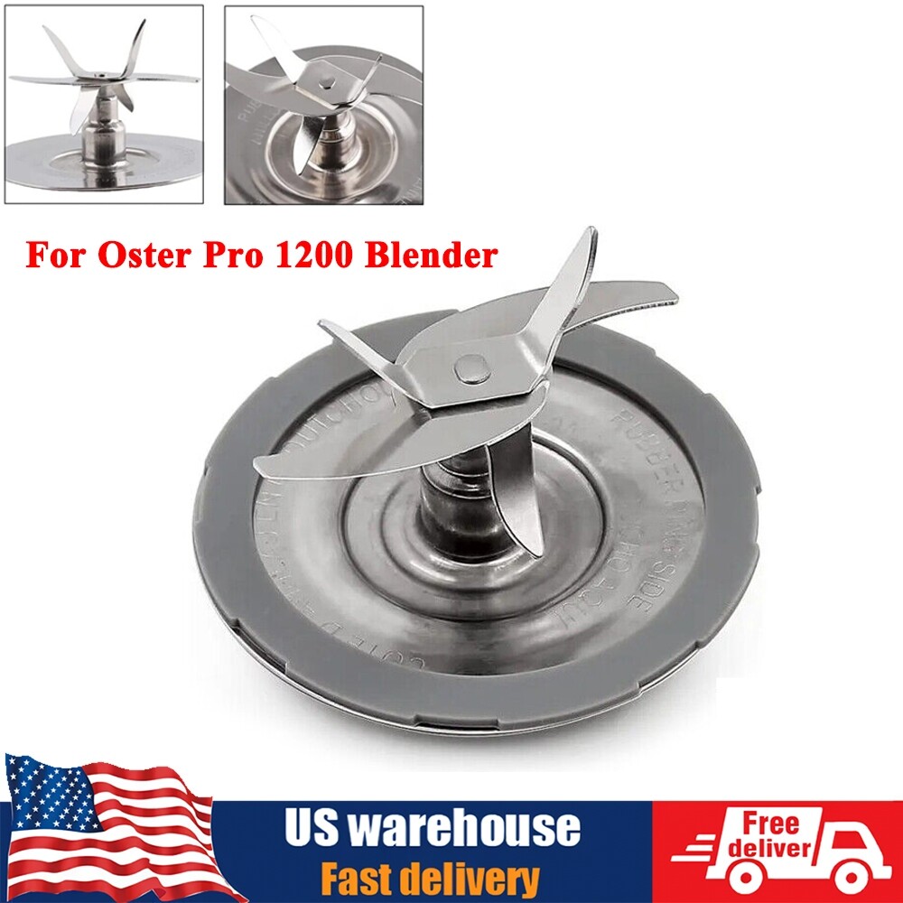 2IN1 6 Point Blade W Sealing Ring Gasket Set Replace for Oster Pro 1200 Blender
