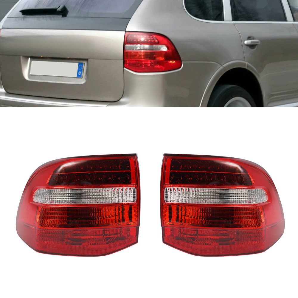 For 2007-2010 Porsche Cayenne LED Tail Lights Rear Brake Lamps Left+Right Side