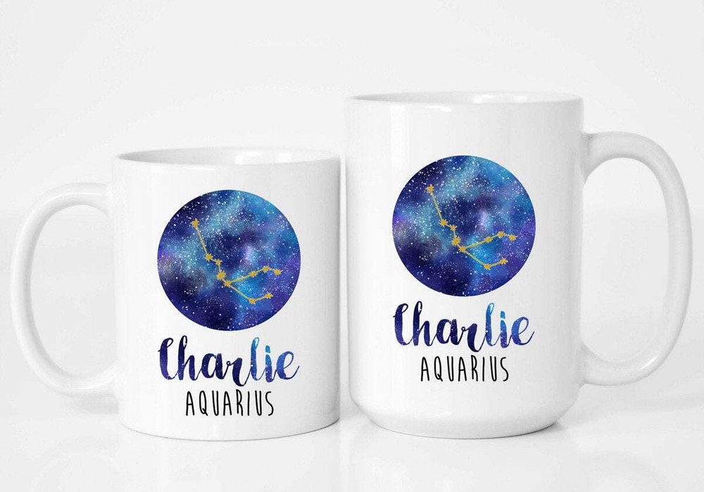 Personalized Star Sign Mug Personalized Zodiac Mug Zodiac Constellation Mug