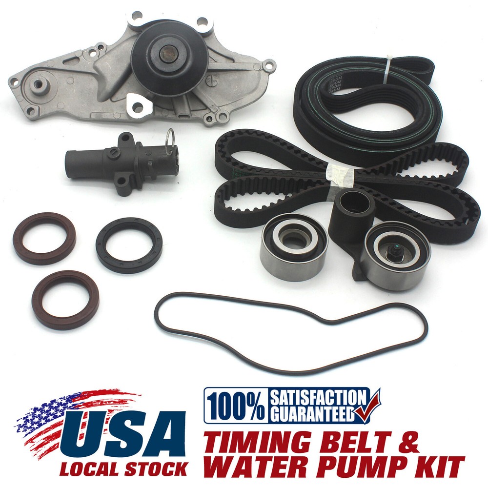 Timing Belt w/Water Pump Kit for Honda Accord Odyssey Pilot Acura MDX RDX 3.5L