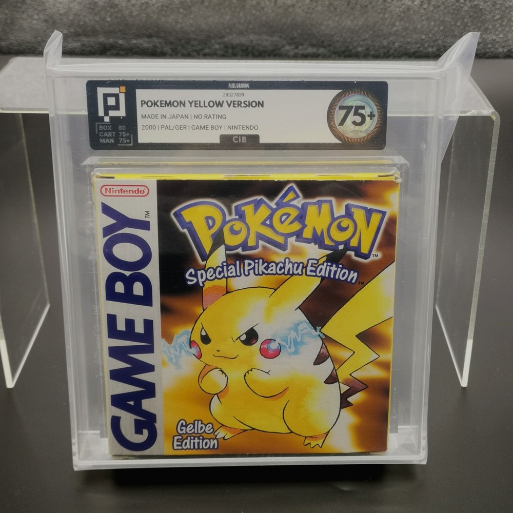 Pokemon - Yellow Edition (Nintendo Game Boy, 2000) GRADED CIB