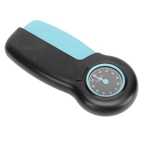Hand Dynamometer, Heavy Duty Grip Strength Tester Pointer Display Black Blue