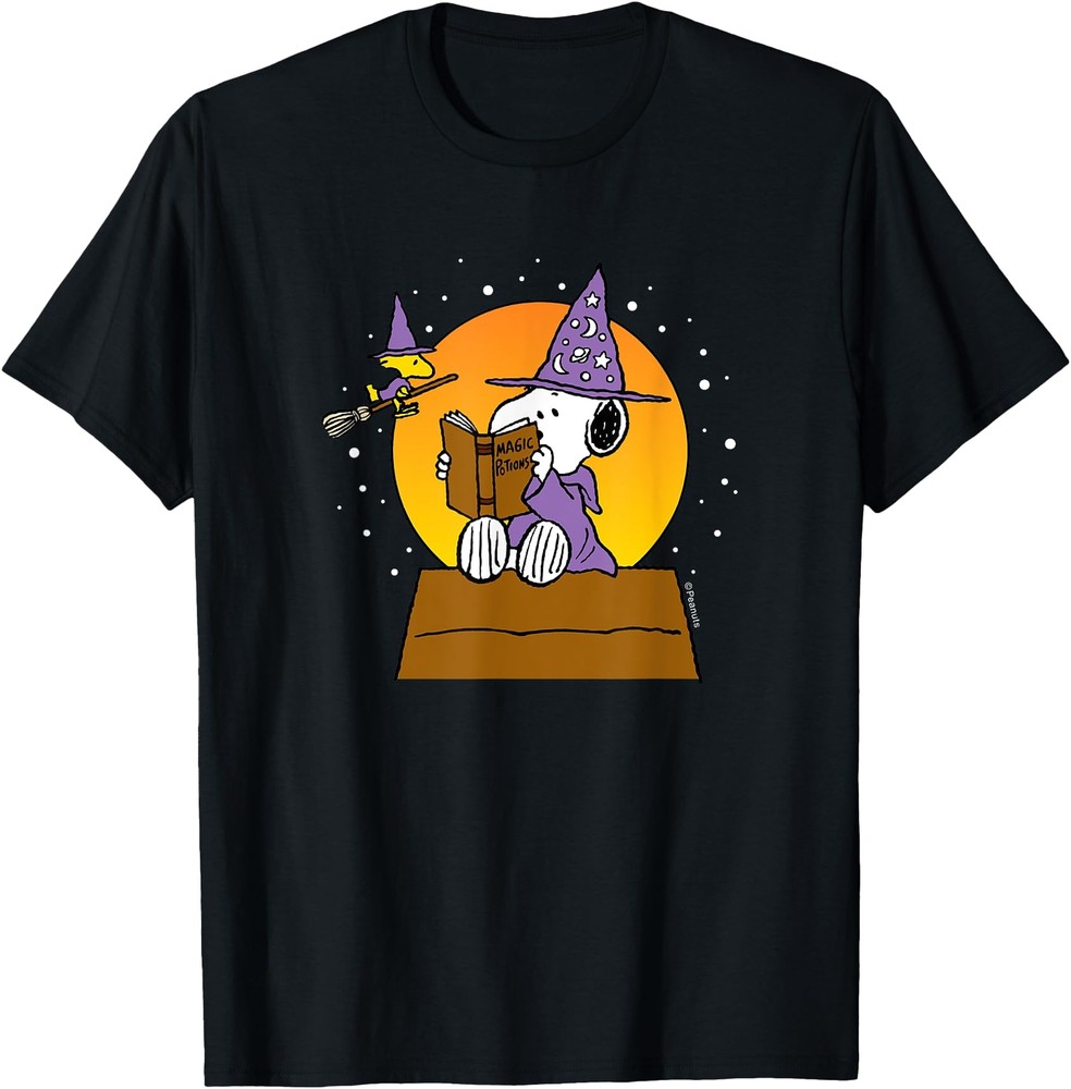 Peanuts   Halloween   Wizard Snoopy T Shirt Men