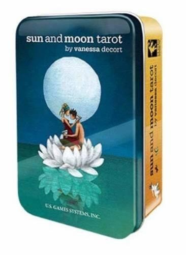 Sun and Moon Tarot Card Deck in a Compact Tin