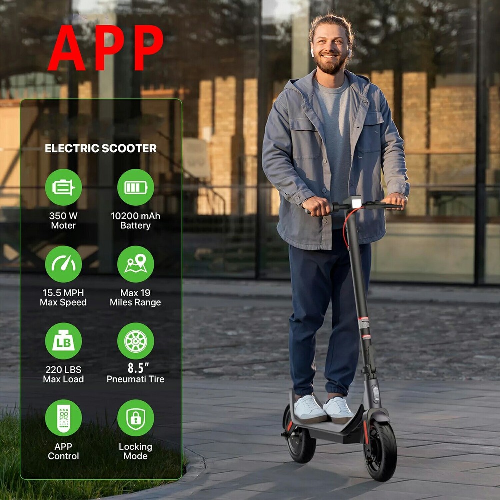 Mankeel 350W Folding Electric Scooter with APP for Urban Commute