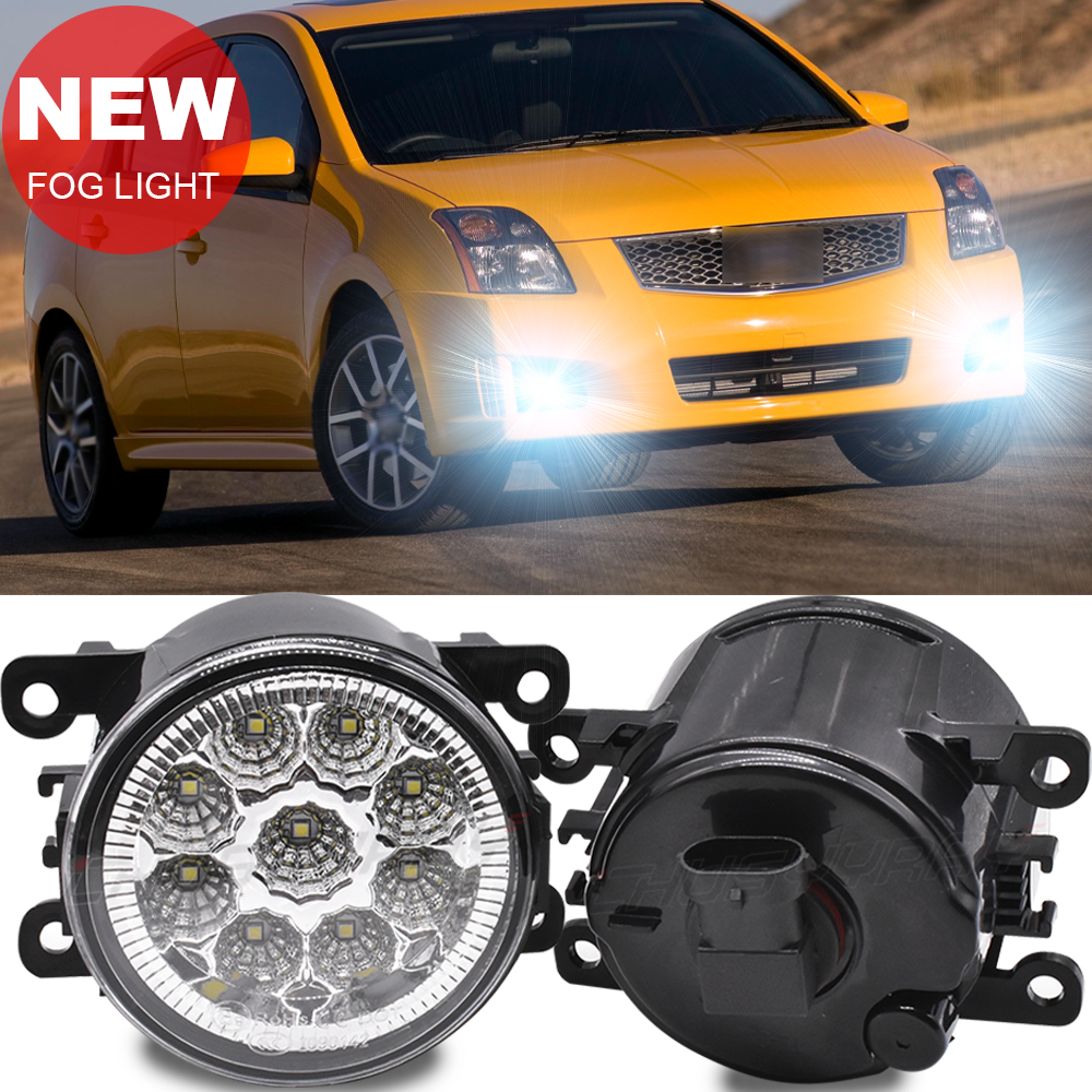 2PCS Front Bumper Fog Light Driving Lamp For Nissan Sentra 2007-2010 2011 2012