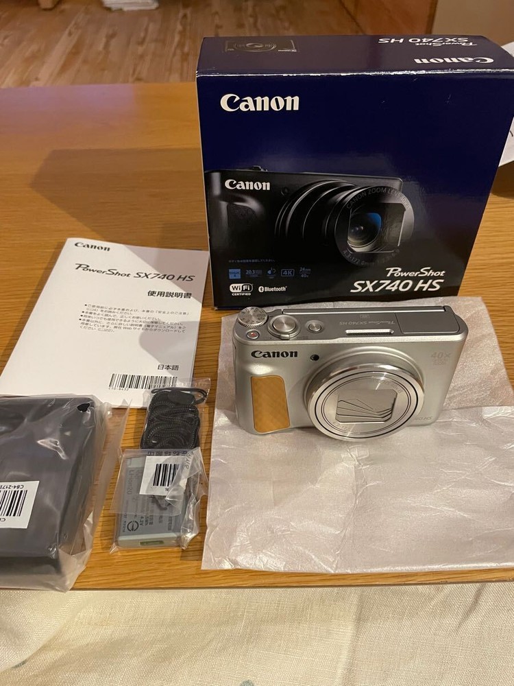 【Near MINT】Canon PowerShot SX740 HS Silver Compact Digital Camera Zoom Lens