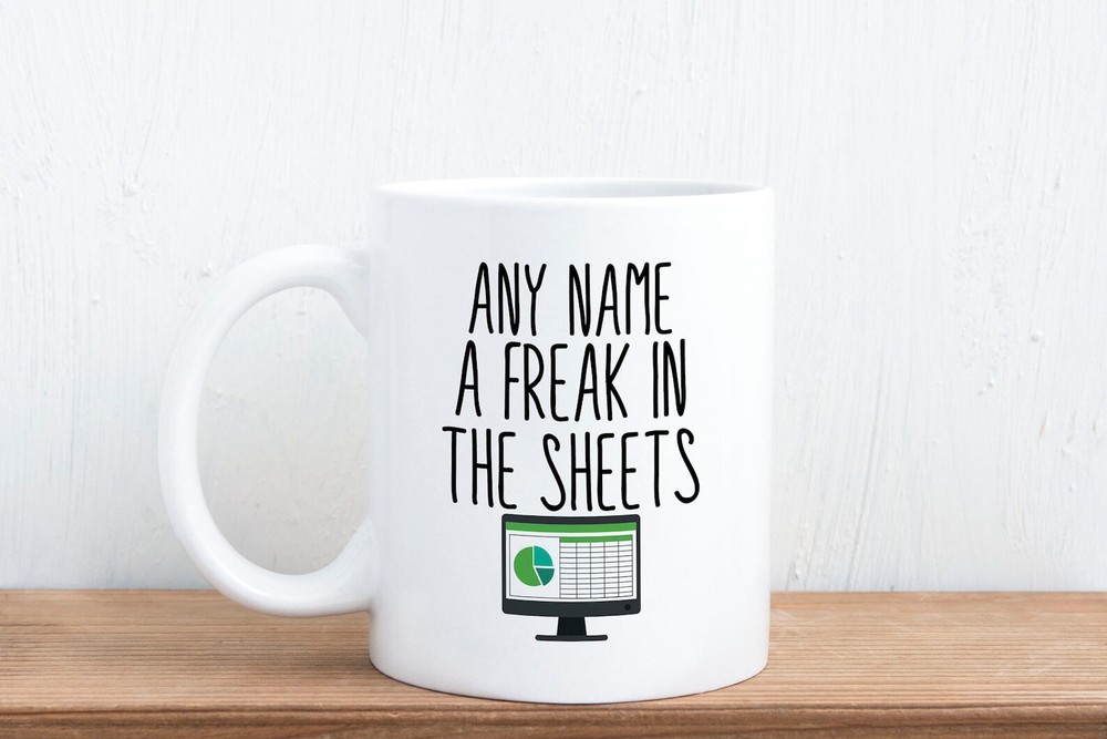 Custom Engraved Spreadsheet Lover Mug - Perfect Coworker Gift