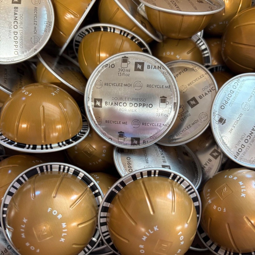 Nespresso Vertuo Bianco Doppio Medium Roast Double Espresso Pod 30ct LOOSE/BULK