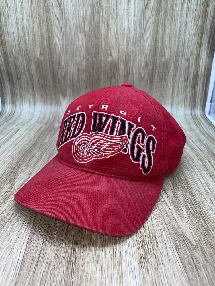 Vintage 90’s Detroit Red Wings Starter SnapBack Hat Red Preowned
