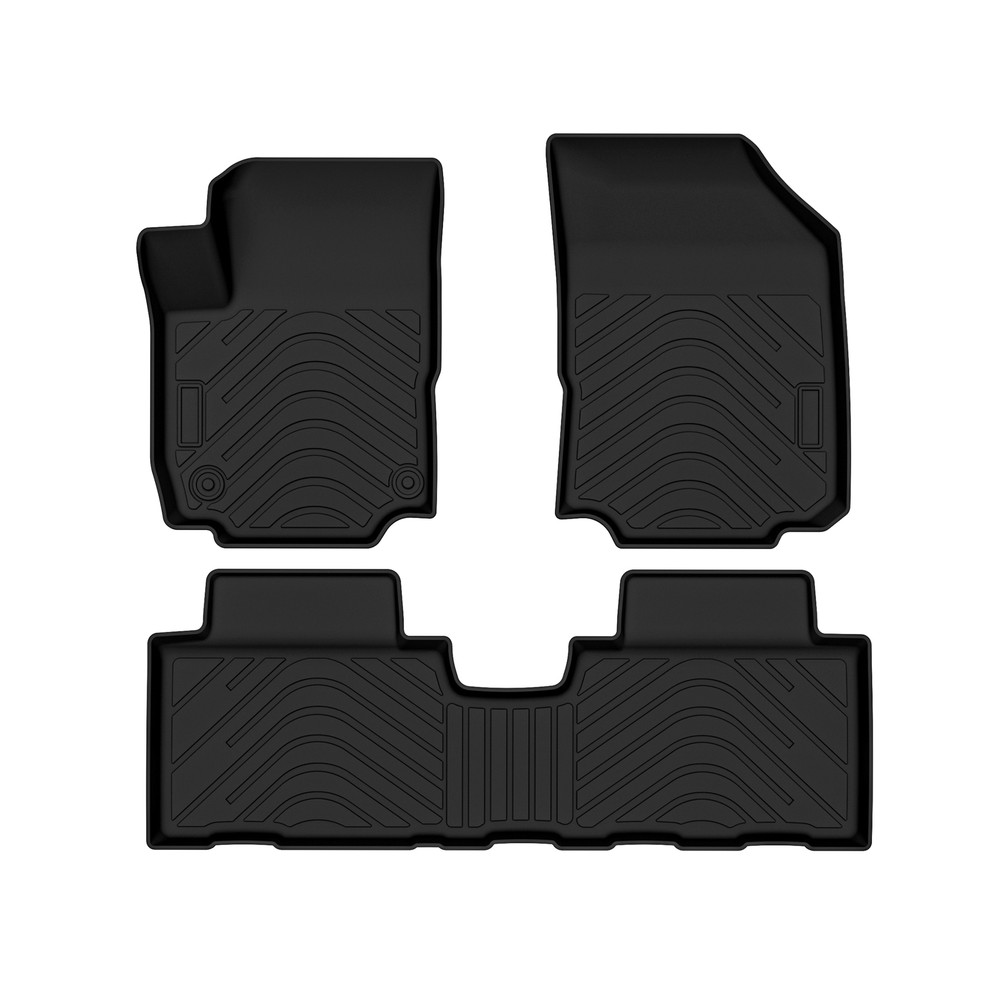 Heavy Duty TPE Floor Mats for 2018-2023 Chevy Equinox Front & Second Row