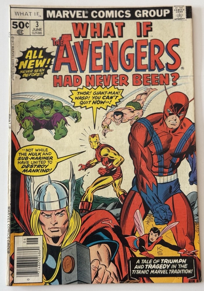 Avengers Never Existed Vol 1 No 3 June 1977 Marvel Comic