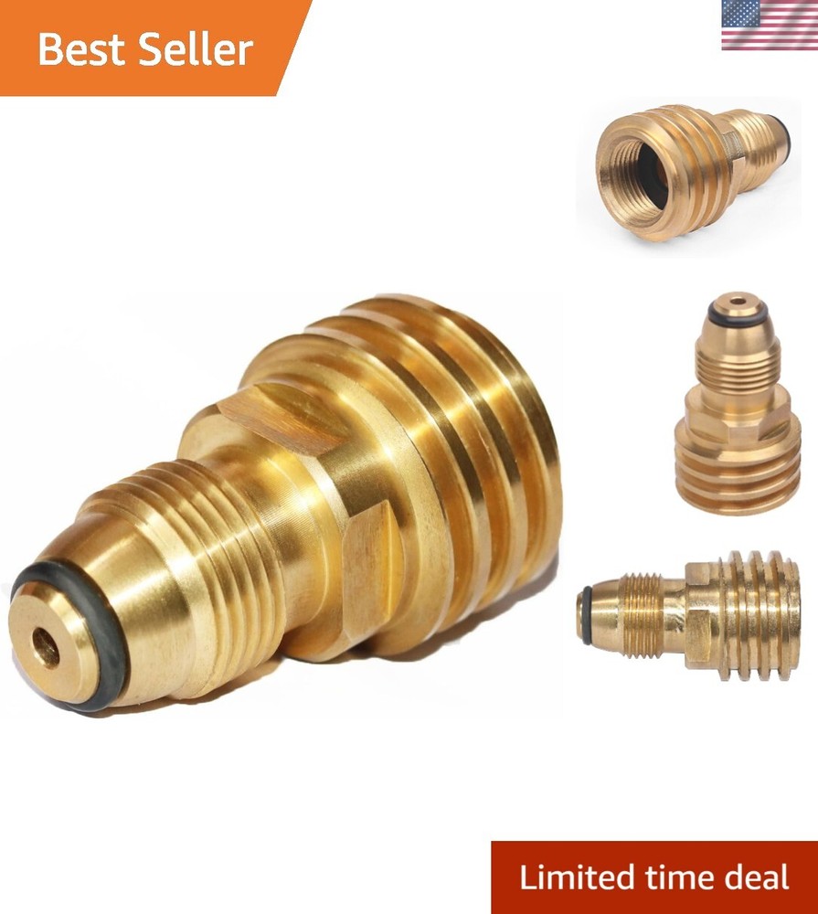 Universal POL LP Tank to Type 1 Hose Adapter - Easy Install Propane Solution